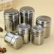 BBQ Stainless Steel Cruet Salt Pepper Seasoning Condiment Spice Shaker Bottle