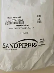 SANDPIPER 722.074.552 Seat, Check Valve