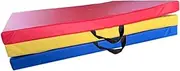 Ｓｉｍｈｏａ Exercise Mat Gymnastics Mat Tri Fold with Carrying Handles Foldable Pad for Tumbling