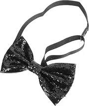 [BESPORTBLE] Glitter Bow Tie for Men Tuxedo Necktie Costume Accessory for Stage Performance for Formal Events and Parties Durable Material Classic