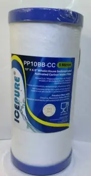 IcePure - PP10BB-CC 10" x 4.5" - Whole House Water Filter - 5 Micron - Sealed