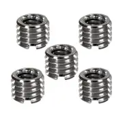 Metal 1/4 Inch to 3/8 Inch Tripod Thread Adapter, Easy Mount Convert Screw Adapt