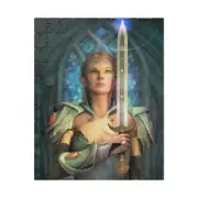 Paladin's Oath Fantasy Woman Hero Warrior Jigsaw Puzzle 110 Pieces 8X10" inches