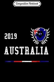Composition Notebook: Australia Football Jersey 2019 Australian Soccer Journal/Notebook Blank Lined Ruled 6x9 100 Pages