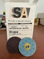 STANDARD ABRASIVES QUICK CHANGE A/O 2 PLY TS DISCS 3" 522501 24 GRITE BOX OF 50