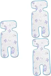CIMAXIC 3 Pcs Summer Stroller Mat Baby Cooling Mat Breathable Seat Liner Pram for Comfortable