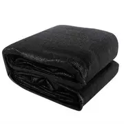 Instahut Shade Sail 5x7m Rectangle 280GSM 98% Blac