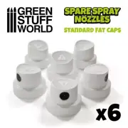 STANDARD FAT SPRAY CAPS - Painting, airbrush, modelling, Hobby,