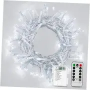 2 Pack 36ft 100 LED Battery Operated String Lights with Remote Timer