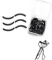 Eyelash Curler Refills Compatible with Shiseido,Eyelash Curler Refills 24PCS,Silicone Lash Curler Refill Pads Compatible with Shiseido (Black)