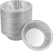 50 Pack Pie Pans 5 Inch Mini Pie Tins HEAVY DUTY Disposable Aluminum Foil Tart