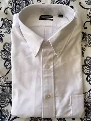 NEW VAN HEUSEN MENS DRESS SHIRTS LONG SLEEVE BUTTON DOWN LARGE 16.5-17 34/35 L