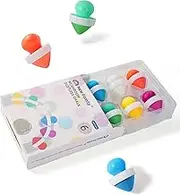 NewFamily Mushroom Dustless Chalk for Kids,Sidewalk Chalk With Holder,Non-Toxic Washable Toddlers Chalks Drawing Writing