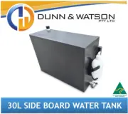 30L Side Board Poly Water Tank (Camper Trailer Caravan 4X4 4WD Ute Tray Canopy)