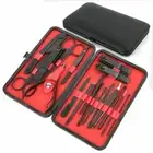 Women Men Manicure Pedicure Set Finger Toe Nail Clippers Scissors Grooming Kit