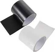 VILLFUL Seal Tape for Leaks 2 Rolls Black PVC Tape Strong Adhesive Easy to Cut for Kitchen Shower