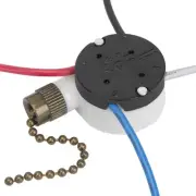 Ceiling Fan Switch Zing Ear Ze-208s E89885 3 Speed 4 Wire Pull Chain S