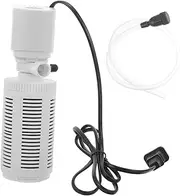HONMEET Aquarium Filter Pump for Small Fish Tanks Oxygen Adding Filter with Submersible Pump for Aquatic Plants and Aquarium Supplies