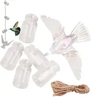 Hummingbird Feeder Bottle - Humming Leak Proof Drinking Water Bottles | Outside Decoration Bird Feeders for Window Balcony Patio Garden