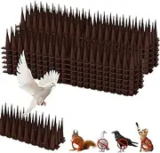 Bird Pigeon Spikes Tool, Flexible Fence Spikes of Bird Set, Plastic Fence Spike for Keeping Birds Away, Deterrent Spike for Small Birds Pigeon Squirrel Raccoon Cats