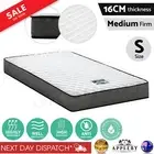 Single Size Foam Bonnell Spring 16cm Bed Medium Pocket Innerspring Firm Mattress