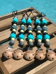 ❤ mavbaby Premium Baby Silicone Pacifier Soother Clip ❤