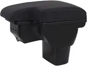 Car Centre Console Storage Box for N&issan for Juke for Infiniti ESQ 2010 2011 2012 2013 2014 2015 2016 2017 2018 2019 Car Armrest Box Accessories Interior Details Storage Box BHYYDSS(B2 Real Corium)