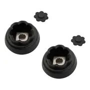 2Set Blender Blade Drive Wheel 7 Gear for Monsieur Cuisine SKMK 1200 C2 / C3 / D4 / E5 Guide Coupling Black