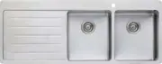 Oliveri Sonetto Double Right Hand Bowl Inset Sink With Drainer SN1072