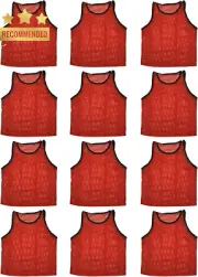 Adult Sports Pinnie Scrimmage Training Vest Team Practice Jersey Mesh Bib