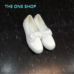 Keds Kate Spade 新娘鞋 厚底 蝴蝶結 緞帶面 珍珠白 白色 新娘 婚紗 婚鞋 增高 聯名 WF60500