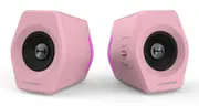 Edifier G2000 Gaming 2.0 Speakers System - Bluetooth V4.2/ USB Sound Card/ AUX Input/RGB 12 Light Effects/ 16W RMS Power Pink G2000-PINK