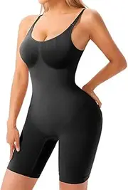 [Generic] Seamless Tummy Control Bodysuit Shapewear Mid Thigh Shorts