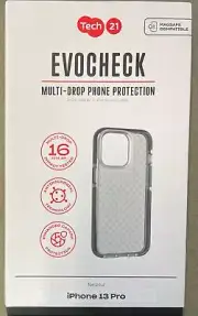 Tech21 Evo Check iPhone 13 Pro -Ultra-Protective Case 16ft Multi-Drop Protection