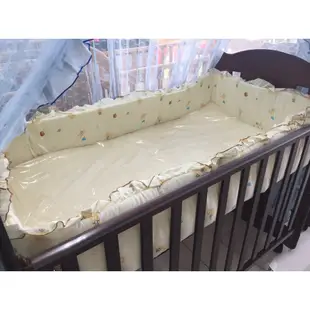 台灣製嬰兒床護圈 純棉床圍 M號護圈 中床護圈 加高床圍