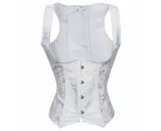 Women's Gothic steampunk corset tight tunic vest sexy court corset