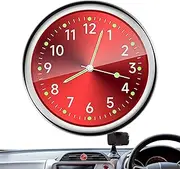 Stick On Analog Car Clock - Glowing Analog Car Clock | Luminous Car Vent Clocks, Analog Clock For Car Dashboard, Glowing Small Analog Clock, Stick On Clock And Car Accessories For Car Dashboard