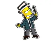 #2182 TicTock Bart Springfield Family Waterproof Vinyl Sticker DieCut Car Laptop