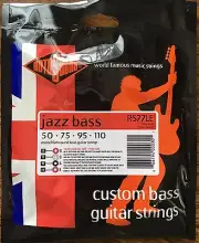 Rotosound RS77LE Monel Flatwound Jazz Bass Guitar Strings gauges 50-110