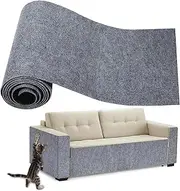Large Cat Scratching Mat - 78.7"x15.8" Cat Scratch Pad for Furniture, Durable Cat Tree Replacement, Self-Adhesive Couch Protector, Easy Trim Cat Wall Scratcher Post