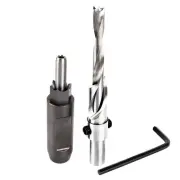 hexagonal mortise chisel for 1/4" hex bolt & nut with counterbore drill bit i...