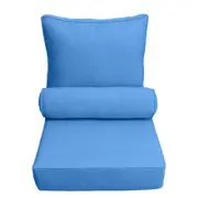 AD102 Pipe Trim Medium Deep Seat Back Rest Bolster Cushion Insert Slip Cover Set