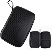 Table Tennis Racket Case | Adjustable Table Tennis Racket Box,Reusable Protective Organizer Holds 2 Paddles 6 Balls for Indoor Outdoor Daily Training Travel Game