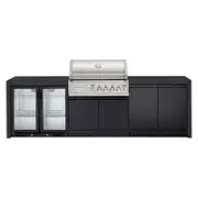 Crossray Premium 4B Outdoor Kitchens - Black