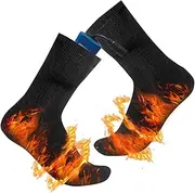 [Generic] Electric Socks for Women - Battery Thermal Socks,Charging Battery Electric Socks for Men and Women, Winter Cold Warm Socks