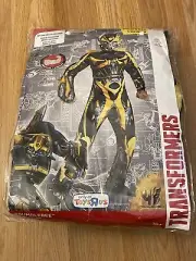 Transformers Toys R Us Bumblebee Muscles Costume Halloween Large 10/12