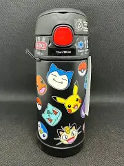 Pokemon Kids Thermos FUNtainer Water Bottle 12oz 355ml Pikachu Nintendo NEW