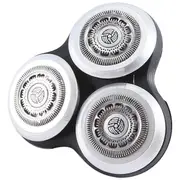 RQ12 Replacement Shaver Head for Philips Series 9000 Shaver RQ10 RQ12 SH90/50 Complete Head Assembly Silver & Black