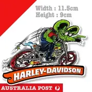 Rat Fink Hot Rod MotorcycleHarley Davidson Motorcycle Stickers