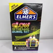 Elmer’s 4-PC Glow In The Dark Slime Kit Kids Activity